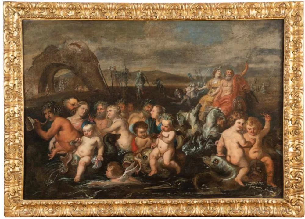 Trionfo di Nettuno - attribuito